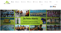 Desktop Screenshot of depeitoaberto.com.br